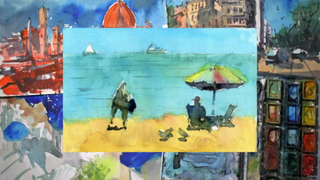 Easy Watercolour Landscape Sketching – Screenshot 3