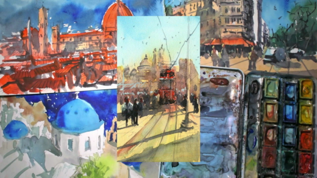 Easy Watercolour Landscape Sketching – Screenshot 4