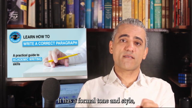 How to Write an Academic Paragraph – Screenshot 1