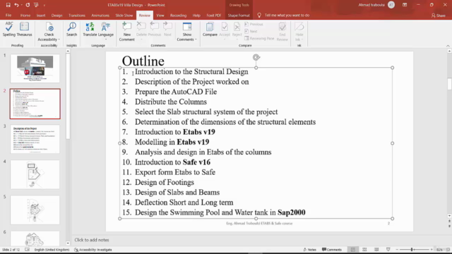 Autodesk Structural Robot R.C.C Villa Design in UAE – Screenshot 3