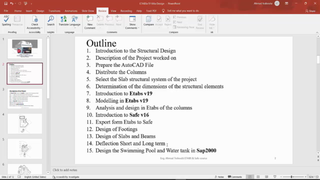 Autodesk Structural Robot R.C.C Villa Design in UAE – Screenshot 4