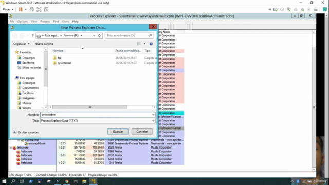 Análisis forense Informático – Screenshot 1