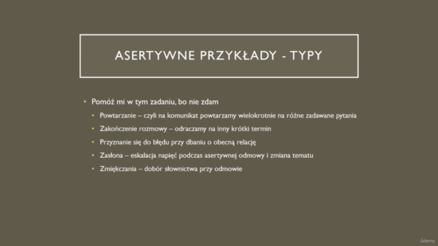Kurs efektywna komunikacja – Screenshot 3