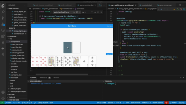 Building a Card Game in Flutter & Dart – Screenshot 4