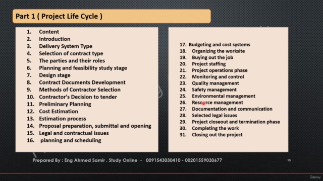 Advanced Project Management and Primavera P6 Course – Screenshot 4