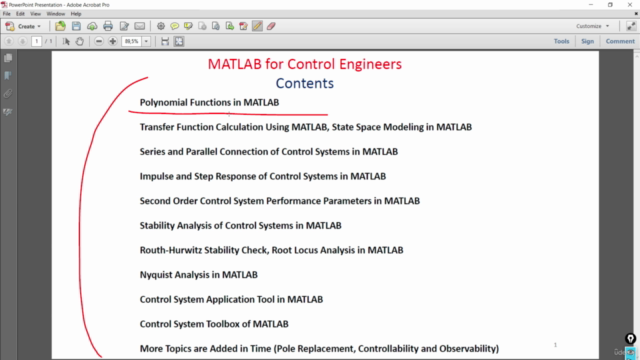 MATLAB for Control Engineers – Screenshot 1