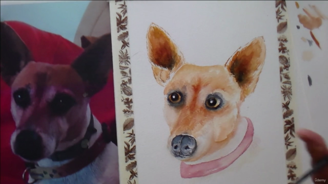 Learn a tested way to paint any short-haired DOG portrait. – Screenshot 4