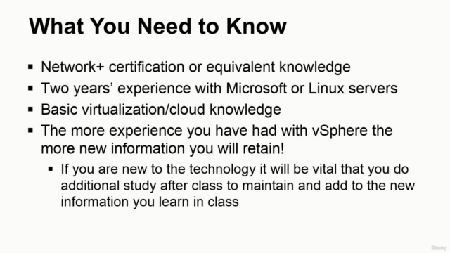 The Complete vSphere for Administrators Course: From A to Z – Screenshot 1