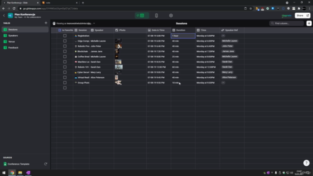Kurs GlideApps – aplikacja bez kodowania – Screenshot 4