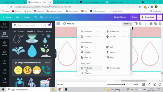 Create a Digital Planner for free with Canva & Google Slides – Screenshot 2