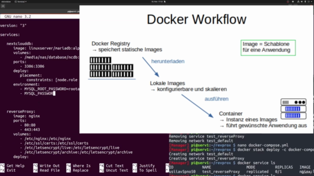 Docker in der Praxis - Anwendungen selber hosten – Screenshot 4