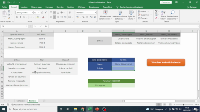Excel : Consolidation des acquis : direction l'autonomie ! – Screenshot 4