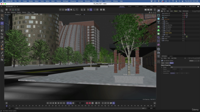 Create a Cityscape with Cinema 4D + Photoshop – Screenshot 3