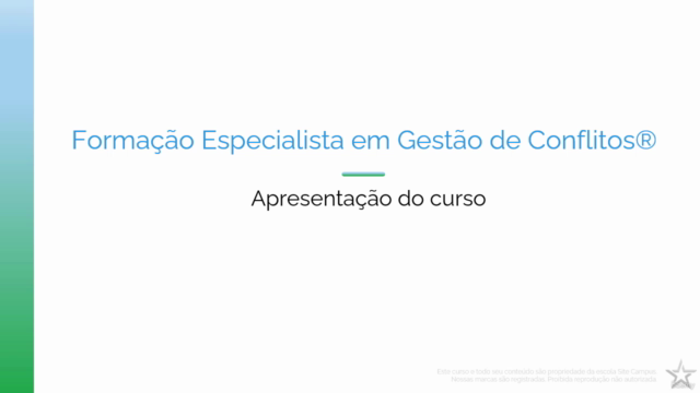 Formação Especialista em Gestão de Conflitos – Screenshot 1