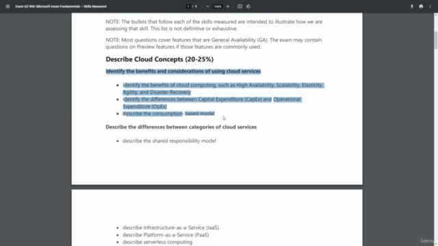 【한글자막】 하루만에 AZ-900 Microsoft Azure Fundamentals 시험 합격하기 2025 – Screenshot 4