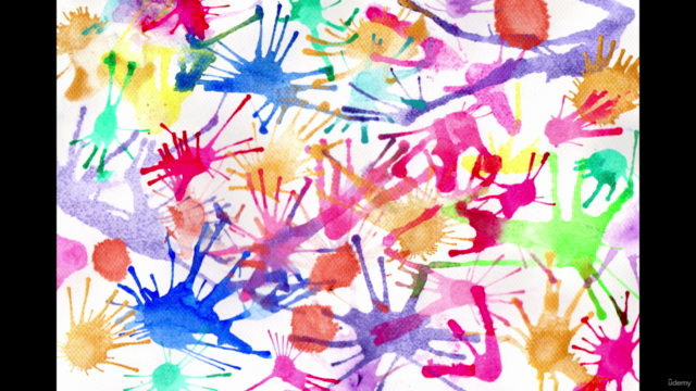 Learn to paint Fireworks with watercolors – Screenshot 1