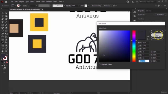 Design Simple Minimal Logos in Adobe Illustrator – Screenshot 3