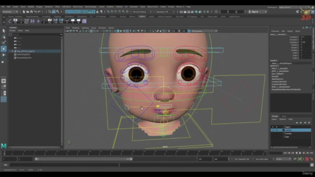 Rig facial para animación en Maya - Screenshot_04