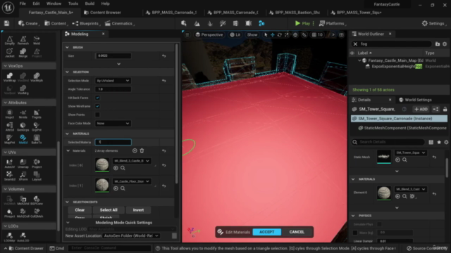 Modeling a Castle in Unreal Engine 5 – Screenshot 3