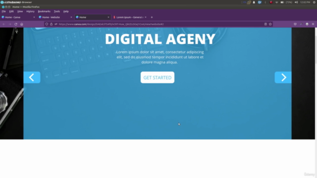 Web design and prototype using Canva free in Hindi 2022 – Screenshot 1