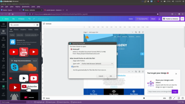 Web design and prototype using Canva free in Hindi 2022 – Screenshot 3