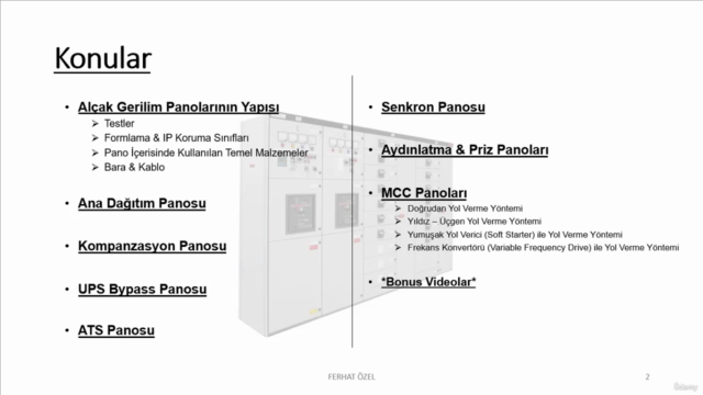 Alçak Gerilim Panoları Eğitimi – Screenshot 1