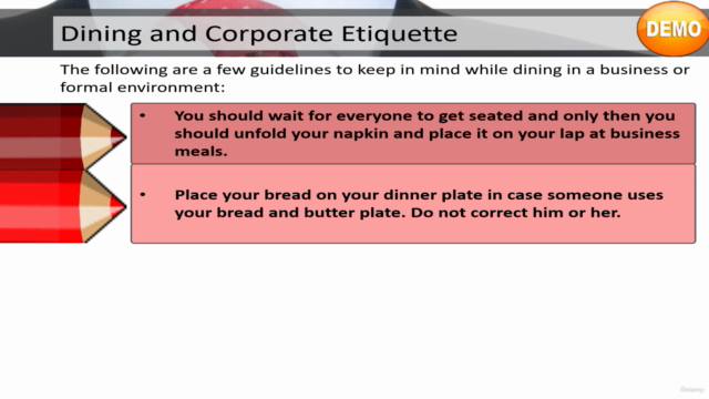 Corporate Etiquette – Screenshot 4