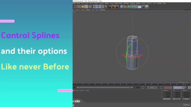 Cinema 4D MasterClass: Master Modelling using Splines – Screenshot 3