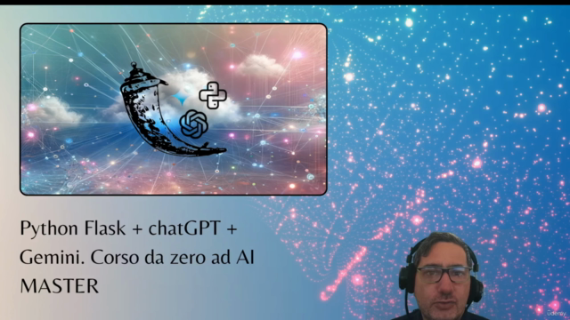 Python Flask, chatGPT e Gemini. Crea webapp da zero a MASTER – Screenshot 1