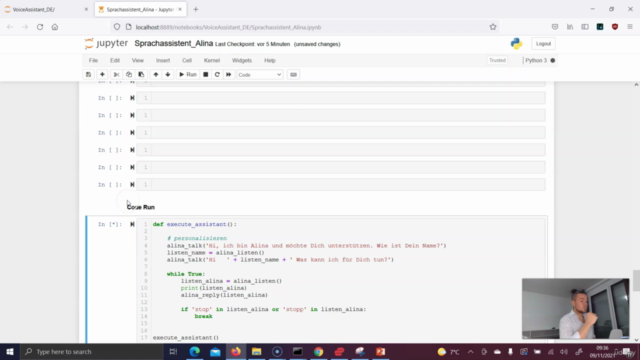 Sprachassistent mit Python  auf Deutsch - Alexa Klon - Screenshot_01