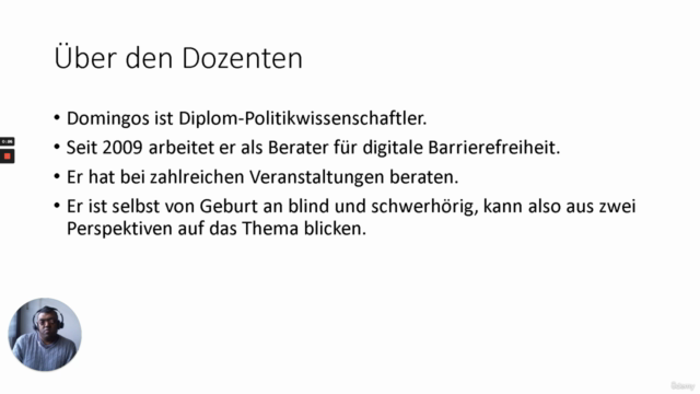Barrierefreie Veranstaltungen – Screenshot 1