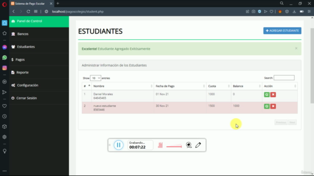 Sistemas de Pagos con PHP, MySql, JavaScript y MVC. – Screenshot 3
