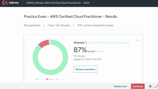 【한글자막】 AWS Certified Cloud Practitioner CLF-C02 시험 합격하기 2025 – Screenshot 3