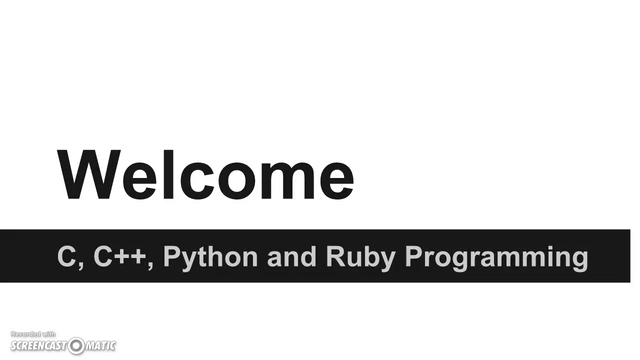 C, C++, Python and Ruby Programming - Screenshot_01