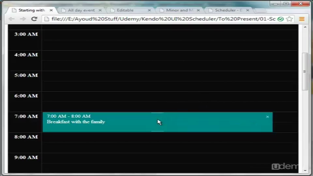 Kendo UI Scheduler – Screenshot 3