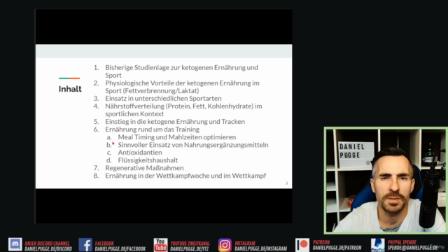 Ketogene Ernährung und Low Carb im Leistungssport – Screenshot 2