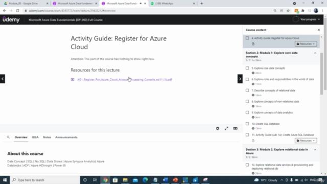 Microsoft Azure Data Fundamentals [DP-900] Full Course - Screenshot_02
