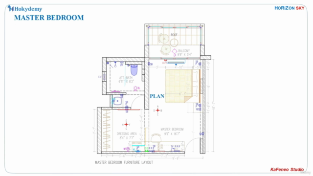 Interior Planning of 3 BHK Flat – Screenshot 4