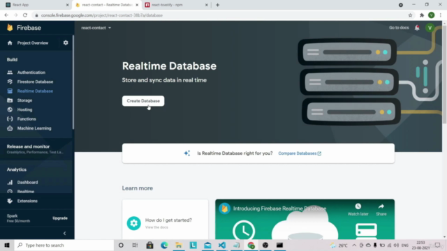React Redux Firebase Authentication with CRUD Application – Screenshot 3