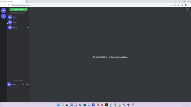 Discord Clone - Learn MERN Stack with WebRTC and SocketIO – Screenshot 2