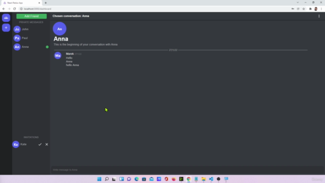 Discord Clone - Learn MERN Stack with WebRTC and SocketIO – Screenshot 3