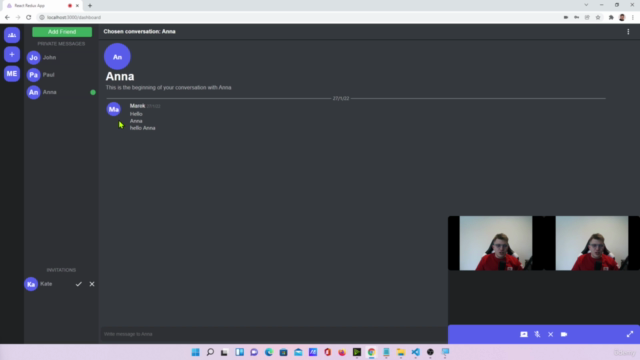 Discord Clone - Learn MERN Stack with WebRTC and SocketIO – Screenshot 4