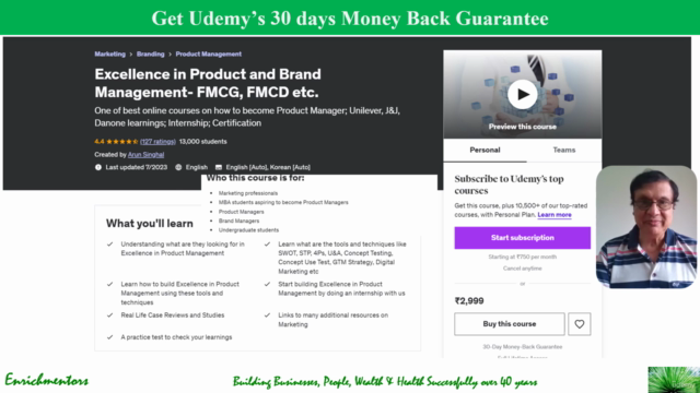 Master in Product and Brand Management- FMCG, FMCD etc. – Screenshot 4