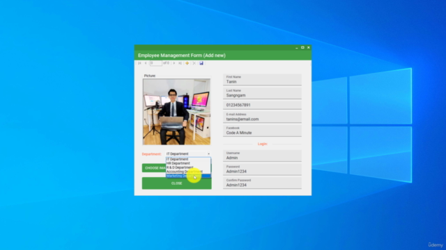 พัฒนา Modern Desktop App แบบมืออาชีพด้วย C# กับ SQL Server – Screenshot 1