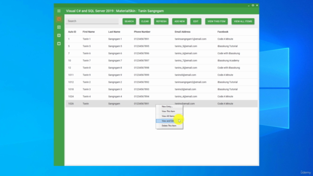 พัฒนา Modern Desktop App แบบมืออาชีพด้วย C# กับ SQL Server – Screenshot 2