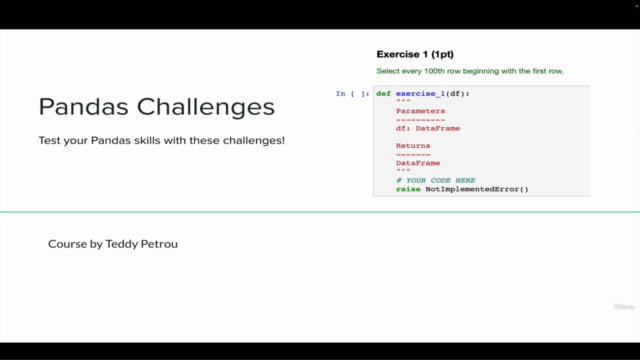 Pandas Challenges – Screenshot 1