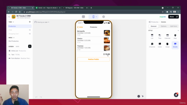 Crear un Tienda Virtual con Glide App (PWA) – Screenshot 1