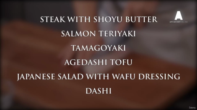 Learn Japanese Cuisine by APCA chef online – Screenshot 4