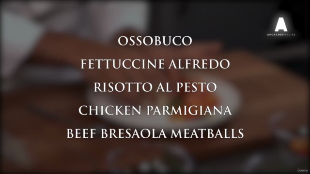 All about Italian Cuisine by APCA chef online – Screenshot 4