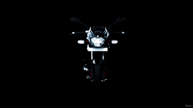 Hard Surface Vehicle Modeling Bajaj Pulsar 3Ds Max+Corona – Screenshot 2